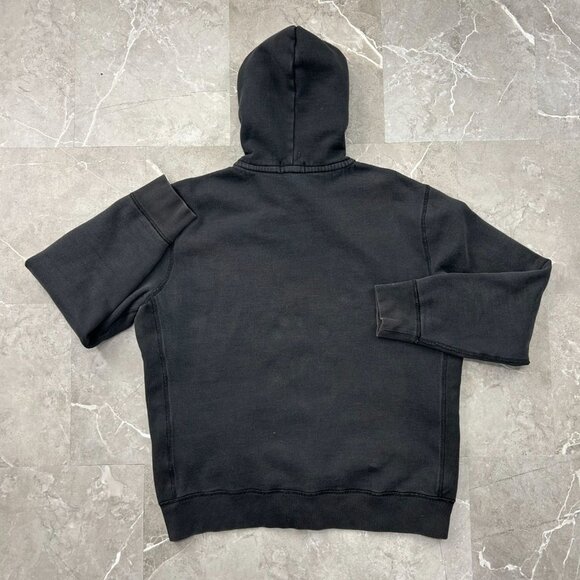 Polo Ralph Lauren Hoodie Mens XL Full Zip Black Sweatshirt Full Zip Red Pony - Picture 2 of 10